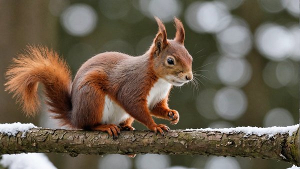 Comment les écureuils roux préparent-ils leur stock pour l'hiver?